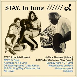 Cover art for STAY IN TUNE JEFFERY PLANSKER / JEFF PARKER DJ SET by pocketstudio