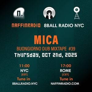 Cover art for Buongiorno DUB Mixtape #39 by MICA by 8ballradio