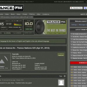 DJ Aramis on trance.fm - Trance Nations 025 (Apr 01, 2012) by DJ Aramis Global Podcast |