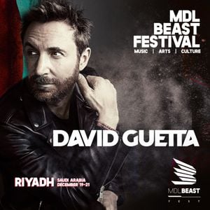 David Guetta The Big Beast Mdl Beast Festival Saudi Arabia