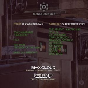 'DJ DEXTRO - Dec 27, 2025 - techno-club.net'