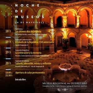 Noche de museos en el Museo Regional de Querétaro