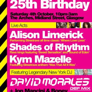 JON MANCINI - STREETrave 25th Birthday Party - LIVE FROM ARCHES, GLASGOW