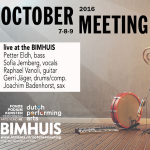 Jernberg/Badenhorst/Eldh/Vanoli/Jäger, live @ October Meeting BIMHUIS 2016