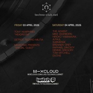 'DETROIT TECHNO MILITIA - Apr 3, 2026 - techno-club.net'