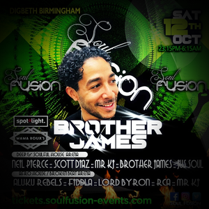 Brother James promo mix - Soul Fusion 12 Oct 2019