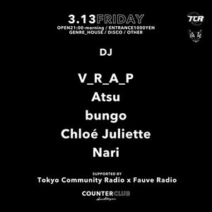 03.13.2020 Fauve Radio x TCR @ Counter Club - Nari