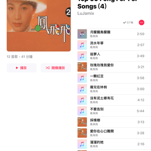 2018/8/18 Jamix Top 60 Fong Fei-Fei Songs (4)
