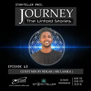 Journey - 63 guest mix by Bekar ( Sri Lanka ) on Cosmos Radio - Germany [16.05.18]