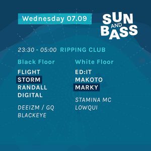 DJ Randall w/MC GQ @ DJ Storm presents 07/09/16 @ Ripping Club - SUN&BASS 2016