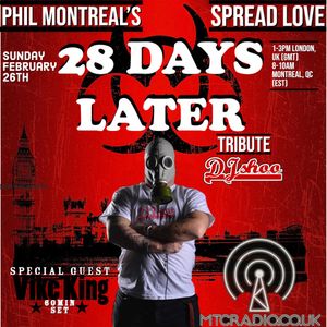 Phil Montreal's Spread Love With guest VIKE KING Tribute DJ Shoo MTCradio.co.uk February 2023