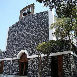 Conjunto: Templo de nuestra Señora de Guadalupe, Tizapán San Ángel