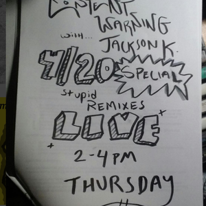 Cover art for Content Warning ! 4/20 Special LIVE set by 8ballradio