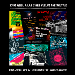 Paul Jones B2B Spy DJ @ The Shuttle 23-4-22