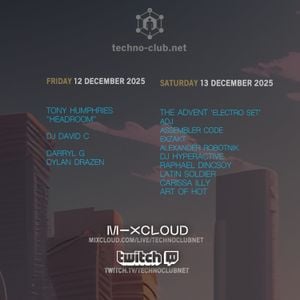 'DJ HYPERACTIVE - Dec 13, 2025 - techno-club.net'