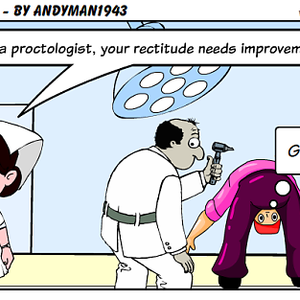 Meaning proctologist PROCTOLOGIST