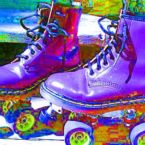 SLOW WALK and G SLIDE songs on Roller Skates