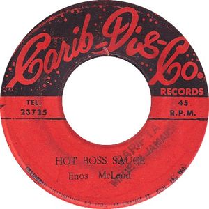 Hot Boss Sauce Vol. 1 - Red Hot Reggae 1968-69