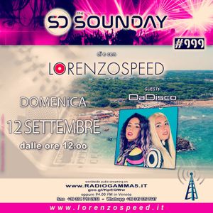 LORENZOSPEED* presents THE SOUNDAY Radio Show Domenica 12/9/2021 with special guests DADiSCO audiohh