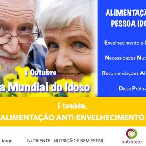 Nutricionista Drª. Tânia Jorge - Alimentação da Pessoa Idosa
