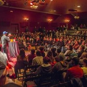 Cabin Fever Story Slam Emcee Jeff Moran By Khol Jackson Hole