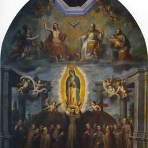 El patrocinio de la Virgen de Guadalupe