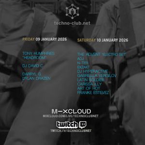 'TONY HUMPHRIES - Jan 9, 2026 - techno-club.net'