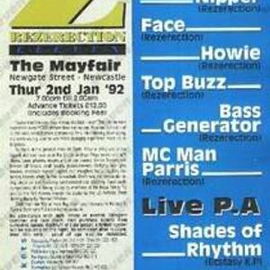 Top Buzz Rezerection Newcastle Jan 92 By Graham Creelman Mixcloud