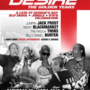 Billy 'Daniel' Bunter & The Ragga Twins - Desire 'The Golden Years' - Dukebox - 27.4.13