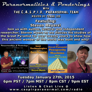 Paranormalities & Ponderings featuring guest Steven Myers!