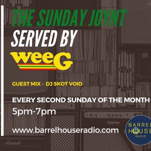 Guest Mix on The Sunday Joynt with Wee G