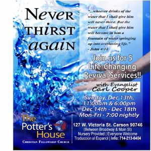 Revival Evangelist Carl Cooper Things You Will Only See In Church By Potter S House Carson Mixcloud