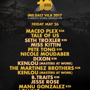 Seth Troxler B2B Miss Kittin - live at IMS Dalt Villa 2017 (Ibiza) - 26-May-2017