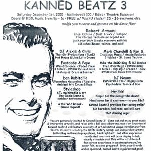 Robert Armani at Kanned Beatz III (St Louis - USA) - 1 December 2001 by  LDJM | Mixcloud