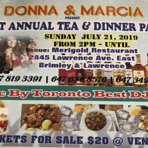 Donna & Marcia 1st Tea & Dinner Party 07.21.2019 3