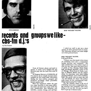 WCBS-FM 1970-72 Part 1
