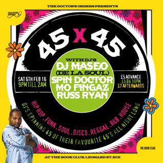 45 x 45's Volume 3 mixed by @DJSpinDoctor