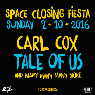 Solomun @ Space Closing Fiesta (Terraza) - 02 October 2016