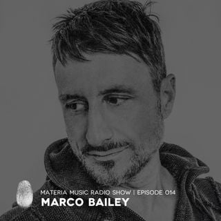 MATERIA Music Radio Show 014 with Marco Bailey