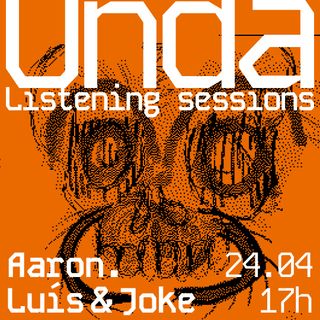 ONDA listening sessions: with: Aaron | Luis & Joke | Thomas Gram @ coming soon 24.04.2025