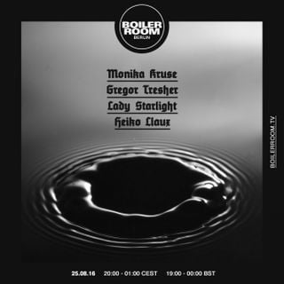 Gregor Tresher - Live @ Boiler Room Tv (Berlin, DE) - 25.08.2016