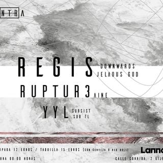 Regis (Downwards, Sandwell District) @ The Bass Valley presents ANTRA, Lanna Club - Gijón (07.01.17)