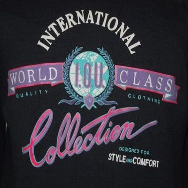 Iou sweatshirt 90s hotsell