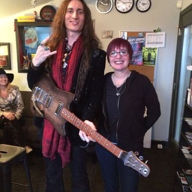 Justin Johnson live on WXNA Recorded 12 30 17 by Gina Frary Bacon