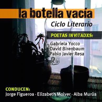 Alba Murua, poeta y organizadora del ciclo "La botella vacía" - La Patria de las Moscas - 5/9/17