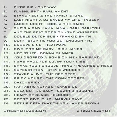 DJ ONE SHOT ® SUPER FUNK DISCO MIX