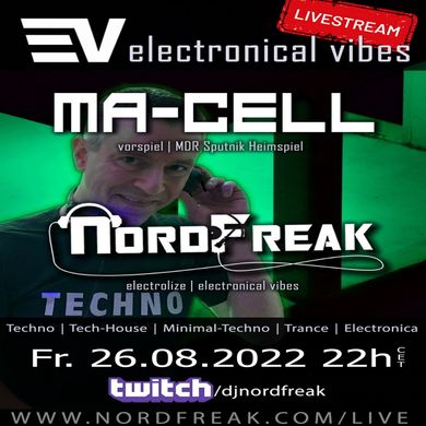 EVT#086 - electronical vibes radio with Ma-Cell & NordFreak