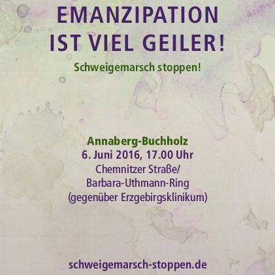 Jingle: Emanzipation ist viel geiler! Schweigemarsch stoppen!