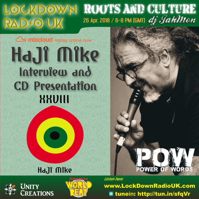 Extensive interview with Haji Mike and preview of the album XXVIII that comes out n May 4th