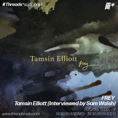 FREY: Tamsin Elliott Interviewed by Sam Walsh (*sub_ʇxǝʇ) - 17-Dec-22